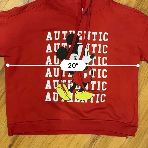 Disney Red Fleece Hoodie - Picture 5 of 13
